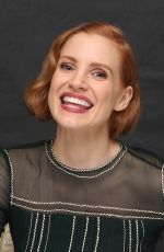 JESSICA CHASTAIN at Interstella Press Conference in Beverly Hills