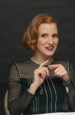 JESSICA CHASTAIN at Interstella Press Conference in Beverly Hills
