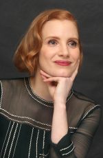 JESSICA CHASTAIN at Interstella Press Conference in Beverly Hills