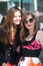 JESSICA CHASTAIN at Matthew McConaughey Honored On The Hollywood Walk Of Fame