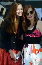JESSICA CHASTAIN at Matthew McConaughey Honored On The Hollywood Walk Of Fame