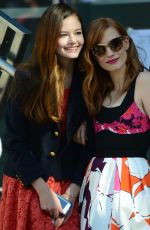 JESSICA CHASTAIN at Matthew McConaughey Honored On The Hollywood Walk Of Fame