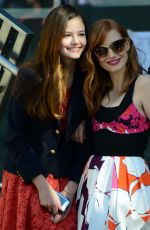 JESSICA CHASTAIN at Matthew McConaughey Honored On The Hollywood Walk Of Fame