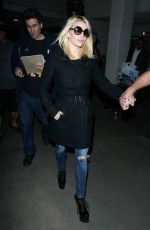 JESSICA SIMPSON at LAX Airport in Los Angeles 1611