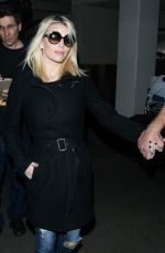 JESSICA SIMPSON at LAX Airport in Los Angeles 1611