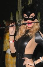 JOANNA KRUPA at a Halloween Party in West Hollywood