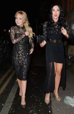 JORGIE PORTER and STEPHANIE DAVIS Night Out in Manchester