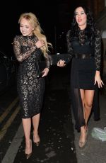 JORGIE PORTER and STEPHANIE DAVIS Night Out in Manchester