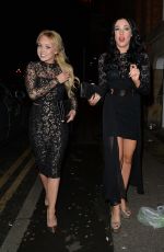JORGIE PORTER and STEPHANIE DAVIS Night Out in Manchester