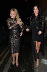 JORGIE PORTER and STEPHANIE DAVIS Night Out in Manchester