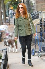 JULIANNE HOUGH Out for Morning Coffee in New York