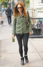 JULIANNE HOUGH Out for Morning Coffee in New York