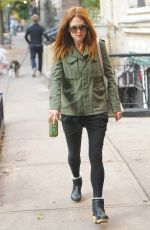 JULIANNE HOUGH Out for Morning Coffee in New York