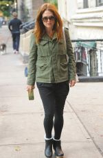 JULIANNE HOUGH Out for Morning Coffee in New York