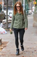 JULIANNE HOUGH Out for Morning Coffee in New York