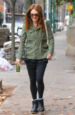 JULIANNE HOUGH Out for Morning Coffee in New York