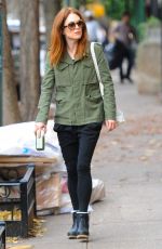 JULIANNE HOUGH Out for Morning Coffee in New York