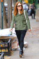 JULIANNE HOUGH Out for Morning Coffee in New York