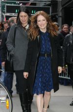 JULIANNE MOORE at Good Morning America in New York