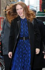 JULIANNE MOORE at Good Morning America in New York
