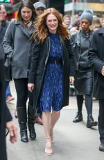 JULIANNE MOORE at Good Morning America in New York
