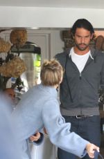 KALEY CUOCO and Ryan Sweeting Llunch at Villa Blanca in Beverly Hills
