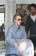 KALEY CUOCO and Ryan Sweeting Llunch at Villa Blanca in Beverly Hills
