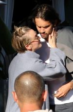 KALEY CUOCO and Ryan Sweeting Llunch at Villa Blanca in Beverly Hills