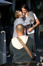 KALEY CUOCO and Ryan Sweeting Llunch at Villa Blanca in Beverly Hills