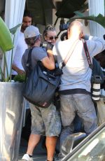 KALEY CUOCO and Ryan Sweeting Llunch at Villa Blanca in Beverly Hills