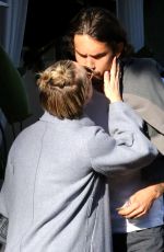KALEY CUOCO and Ryan Sweeting Llunch at Villa Blanca in Beverly Hills