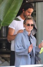 KALEY CUOCO and Ryan Sweeting Llunch at Villa Blanca in Beverly Hills