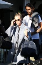 KALEY CUOCO and Ryan Sweeting Llunch at Villa Blanca in Beverly Hills