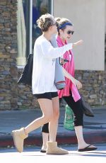 KALEY CUOCO in Shorts Leaves a Yoga Class in Studio City 0911