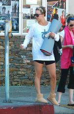KALEY CUOCO in Shorts Leaves a Yoga Class in Studio City 0911