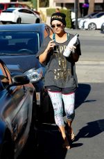 KALEY CUOCO Leaves a Yoga Class in Studio City 2411