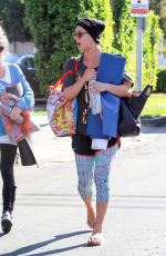 KALEY CUOCO Leaves a Yoga Class in Studio City 2411