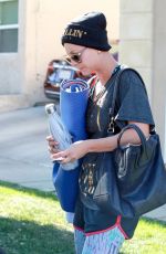 KALEY CUOCO Leaves a Yoga Class in Studio City 2411