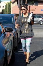 KALEY CUOCO Leaves a Yoga Class in Studio City 2411