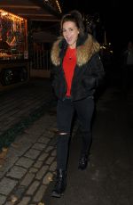 KARA TOINTON Arrives at Winter Wonderland in London 