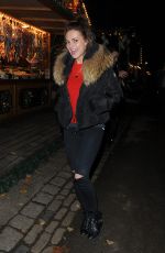 KARA TOINTON Arrives at Winter Wonderland in London 