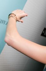 KARLIE KLOSS at Tiffany T Train Experience Opening in New York