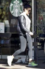 KATE BECKINSALE Arrives at Starbucks in Beverly Hills