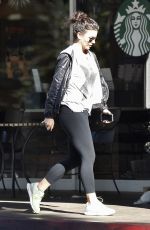 KATE BECKINSALE Arrives at Starbucks in Beverly Hills