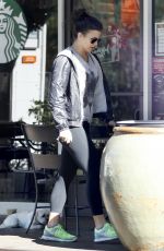 KATE BECKINSALE Arrives at Starbucks in Beverly Hills