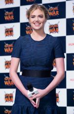 KATE UPTON at Game of War: Fire Age Promotion in Busan