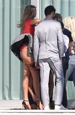 KATE UPTON on the Set of Photoshoot in Miami