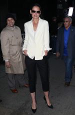 KATIE HOLMES Arrives at Good Morning America in New York