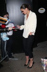 KATIE HOLMES Arrives at Good Morning America in New York