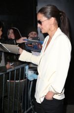 KATIE HOLMES Arrives at Good Morning America in New York